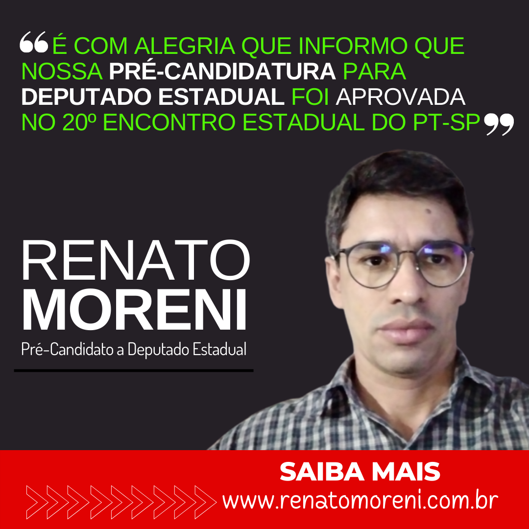 Pré-Candidatura a Deputado Estadual aprovada!